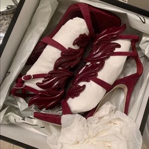 Giuseppe zanotti wing sandal heels